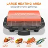 Griglia elettrica da tavolo BBQ Barbecue da giardino Camping Cooking Indoor 1300W 240223