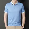 Men's Polos Fashion Smart Casual Short Sleeved T-shirt Breathable Polo Shirt For Spring/Summer