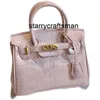 Handtasche aus echtem Leder, Mini-Umhängetasche für Damen, neu, trendig und hochwertig, mit Krokodilmuster, One-Shoulder-Handtasche, klein