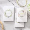 Fournitures de fête, livre de vœux de mariage, 2 pièces, cadeaux de mariée, livret pour elle et lui, cartes de jurement, livres d'officiant, nœud en papier