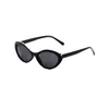 54J16 Lunettes de soleil de créateurs Femmes Goggle Femmes de soleil Femmes Small Cateye Sunglasses Black Dark Lentes Sun Glasshes Retro Eyeglasses Men UV400 avec boîte