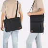 Sac à dos multi-usage avec sangle pour ordinateur portable, sacoche avec poignée pour ordinateur portable de 10, 13, 14, 15.6, 17 pouces, résistant aux chocs, noir