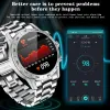 Watches 2022 ECG+PPG Smart Watch Men Heart Rate Monitor Blodtryck Smartwatch Sleep Fitness Tracker Dial Call Smartwatch för Xiaomi