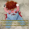 Hundebekleidung Clown COS Haustierkostüm Hunde Katze Halloween-Verkleidung Geeignet für kleine und große Haustiere Niedliche Perücke Partyzubehör Zubehör