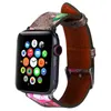 Дизайнерские кожаные ремешки для Apple Watch Дизайнерские ремешки iwatch Strap Series 7 Se 40MM 45MM Мужские браслеты Wowan Модный ремешок для часов с узорами часы Smart Watc