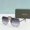 Dita-Sonnenbrille, luxuriöse Qualität, randlos, verdickte Gläser, Metallrahmen mit Designer-Sonnenbrillen für Männer und Frauen, klassisches Original-Box-Logo