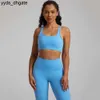 Lu Lu Align Align Tanks High Suppprt Fitness Sport Yoga Lemon LL Lemons Bra Sexy Backless Crop Top Vest Gym Workout Bralette Push Up Tight Underwear LL