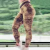 Clothing Workout Fitness Leggins Leopard Printed Outfits Yoga Pants Sexy Leggings Women High Waist Gym Wear Sports Tight Soft New
