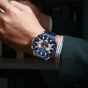 Klockor Curren Wrist Watch Men Waterproof Chronograph Military Army Rostfritt Steel Man Clock Top Brand Man Sport Watches 8363