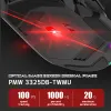 Ratos 2.4G Wired DualMode RGB Wireless Gaming Mouse Recarregável com Botões Personalizáveis 10000 DPI 7 Botões 1000HZ Taxa de Relatório