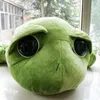 2024 Partihandel 20 cm fyllda djur supergröna stora ögon sköldpaddan sköldpadda djur barn baby födelsedag jul leksak gåva