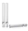 Clear 4Inch One Hitter Glass Pipe 100mm klart glasrör för rökning Tobak Dry Herb Oil Burner Handrör Hokah Accessories8899202