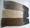 Ombre kleur tape in haar 100 Real Remy Human Hair Extensions 40 stuks 100 Real Remy Straight Invisible Skin Inslag PU Tape op haar E7799415