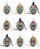 Charms Glass Dome Skull Statement Necklace Jewelry Sugar Skull Chain Choker WomenMen Handmade Necklaces Pendants Christmas Gift9389078