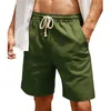 Running Shorts Mens Cotton Lace Up Large Pocket Casual Pants Cu Band 13 Workout For Men Yoga