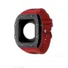 Projektant Smart Branslet Straps Zatoplanie ze stopu z zintegrowanym zestawem do obserwacji opaski z zintegrowanym zespołem Smartwatch Watch Pasme dla Apple IWatch Bands 8 7 Watch Series 6 SE 5 4