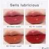 Lip Gloss Mucuna Clear Mirror Lip Glaze High Gloss Water Run Moisturizing Y Red Tint Makeup Long Lasting Color Non-Stick Cup Lips Glos Dhlv9