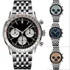 Dameshorloge heren designer horloge multi dial werk 50mm navitimer lederen band orologio B01 mode super lichtgevende mode horloges hoge kwaliteit xb010 B4