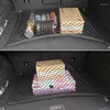 Organisateur de voiture 6 tailles, filet de coffre, chaîne de démarrage, maille élastique en Nylon, rangement de la cargaison arrière, porte-bagages