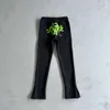 New Synaworld Tracksuit Black Green Hemp Hoodie Set