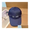 Bola Caps Luxo Designer Chapéu Bordado Boné Feminino Verão Casual Casquette Cem Take Sun Proteção Drop Entrega Fash Dhjfy