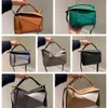 Woman torebki puzzle sprzęgła Crossbody geometria kwadratowy kontrast kolor patchwork 5a designerska torba oryginalna skórzana torebka wiadro na ramię