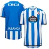 23 24 DEPORTIVO LAサッカージャージーメンズコルーナルーカスD.Villares Barbero Davo Yeremay Cayarga Home Away Football Shat