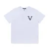 Camisa Vuttion Louies Vuttion T-shirts masculina camisetas de designer camisetas pretas letra vermelha camisetas impressas de manga curta Designer de marca de moda Top Tees Asian Size S-xxxxl 283