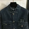 Women Jackets Designer Denim Jacket Letter Embroidery Short Denim Coat Fashion Cardigan Tops