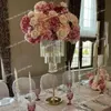 80 cm do 120 cm) Propom ślubna Droga ołowiu żelazne kwiat wazon stojak ślubny stół centralny dekoracja imprezy