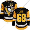 Penguins 68 Jaromir Jagr Patch 65 Erik Karlsson Maillots Pittsburgh Winter Classic 58 Kris Letang 59 Jake Guentzel Evgeni Malkin Crosby Tristan Jarry Rickard Rakell