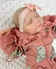 Kit dipinto da 19 pollici Pascale Reborn Doll Parti del bambino che dorme con pelle 3D Vene visibili incluse Corpo in tessuto 240223