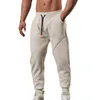 Men's Pants Drawstring Waist Sweatpants Patchwork With Elastic Ankle-banded Pockets For Spring Fall Men