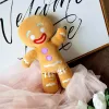 Dolls Cute Gingerbread Man Plush Toy Baby Appease Doll Biscuits Man Pillow Cushion Reindeer Home Decor Toy for Children Christmas Gift