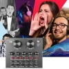 Aksesuarlar Kabidumei V8 Harici USB Ses Kartı Karaoke Kondenser Microfon Studio BM 800 Web Yayını Eğlence Canlı Video Yayın