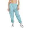 Pantalones de mujer Pantalones de chándal elásticos para mujer Pantalones de chándal informales de color sólido para yoga Entrenamiento para correr con bolsillos Pantalones de salón atléticos