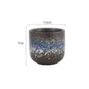 Mugs Japanese Style Tea Cup Kiln Transformation Ceramic Espresso Teacup Stackable Crude Pottery Coffee Mug Wine Drinkware