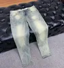 Jeans mens estiramento designer pernas abertas garfo apertado capris denim calças retas adicionar lã engrossar emagrecimento jean calças homme joggers bordado impressão