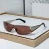 CL40283U Designer-Sonnenbrille mit Metallrahmen für Damen, hohe Qualität, Top-Edition, exquisite Details, einteilige Gläser, Y2K-Aufdruck, perfekte Acetat-Brille mit Box