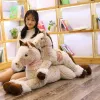 Kussens Nieuw aankomen Hoge kwaliteit 90120cm Horse plush speelgoed Gevulde dieren Doll Boys Girls Birthday Gift Home Shop Decor Triver