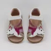 Sneakers tipsetoes topp varumärke unicorns mjuk läder på sommaren nya flickor barn barfota skor barn sandaler baby småbarn 112 år gammal