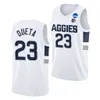 NCAA Custom S-6XL Utah State Aggies College Basketball 10 Darius Brown II Maillots 1 Great Osobor 4 Ian Martinez 12 Mason Falslev Josh Uduje Isaac Johnson Agbonkpolo