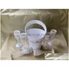 Ice Buckets And Coolers 6 Cups 1 Bucket Wine Glass 3000Ml Acrylic Goblets Champagne Glasses Wedding Bar Party Bottle Cooler Drop Del Dhuw4