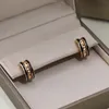 circulaire designer bungelende oorbellen voor vrouw diamant hoogste tegenkwaliteit Verguld 18K 925 zilveren diamant klassieke stijl cadeau voor vriendin met doos 009