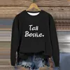 Women's Hoodies Plain Hoodie For Women TALL English Letters Printed Off Shoulder Sleeves Hoodless Pullover Fleece Zip Up