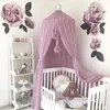 Myggnät Hängande tältstjärndekoration Baby Bed Crib Canopy Tulle Gardiner för sovrum Play House Tält för barn Barnrum 240220