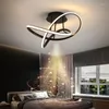 Ljuskronor ledde ljuskrona modern svart cirkel ring hängande lampor för kökstudie matsal sovrum tak