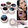 Fard à paupières Handaiyan Lumières polaires Highlight Crème Ombre Ombre holographique Yeux Lèvres Visage Surligneur Maquillage Shimmer Nude Ombres à paupières Dhk3F