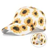 Sunflower Ponytail Baseball Cap 4 Colors Ponycaps Party Hats