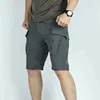 Shorts pour hommes IX9 Shorts tactiques à séchage rapide pour hommes été imperméables et durables multi-poches respirant mince pantalons militaires pour hommes J240228